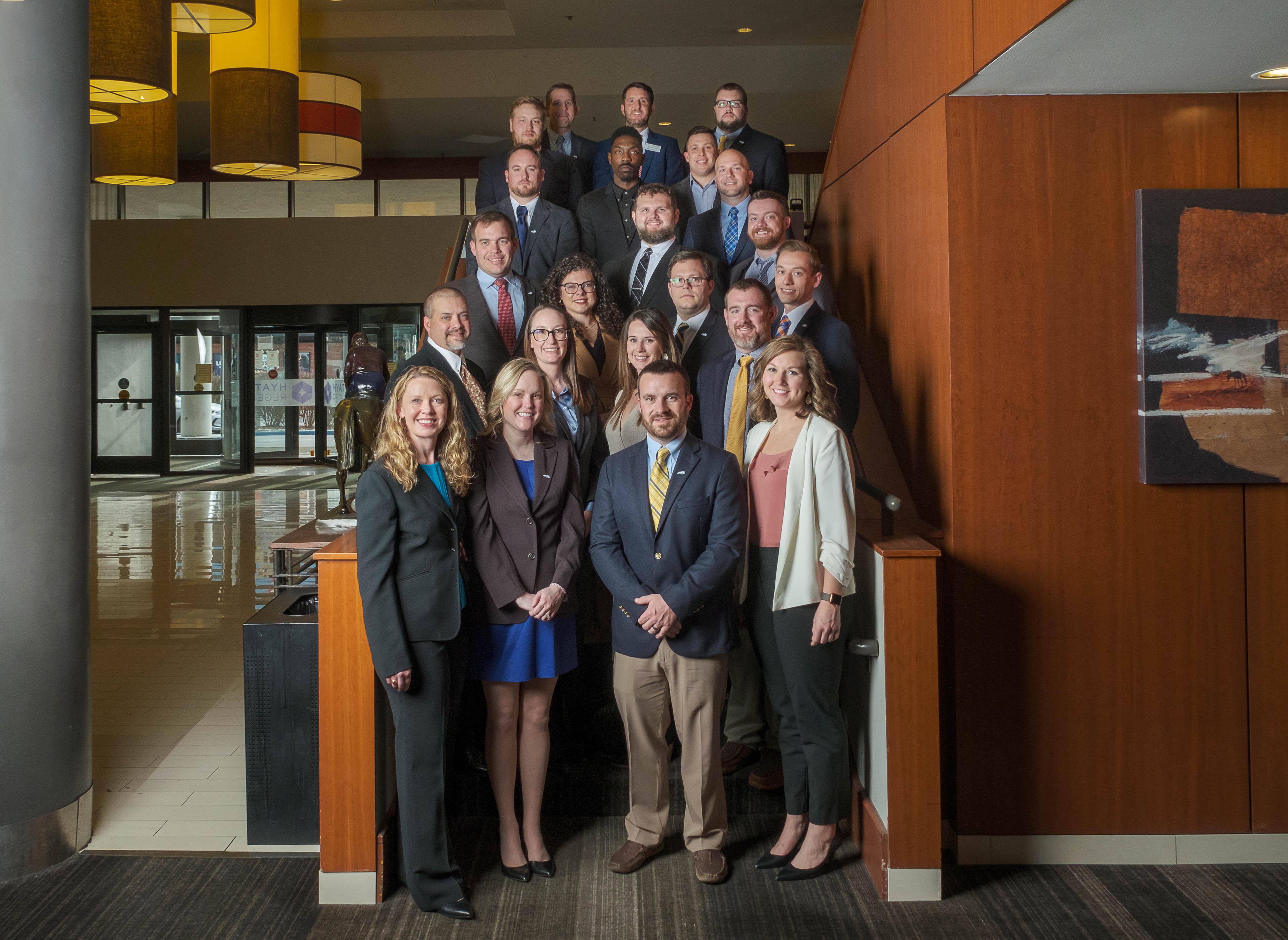 Members of KALP Class 13 on Staircase